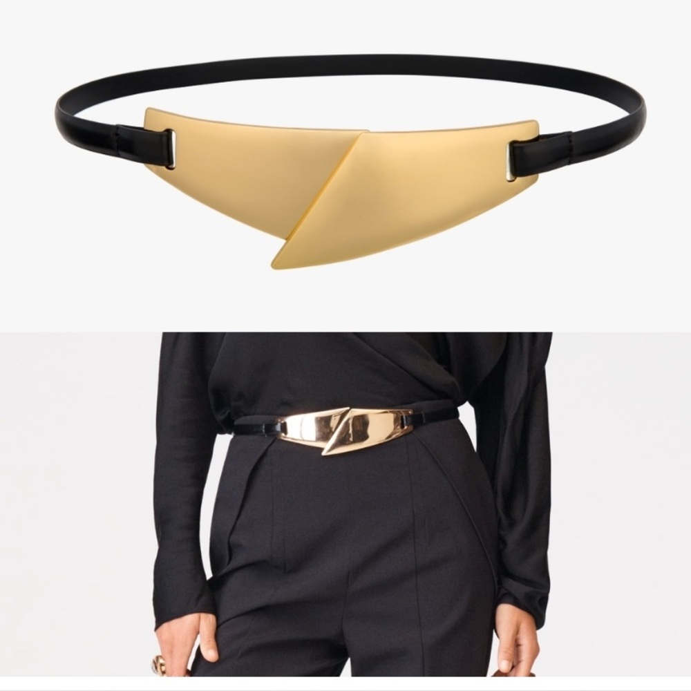 Zara Gold Belt for Women - Picture 6 of 16